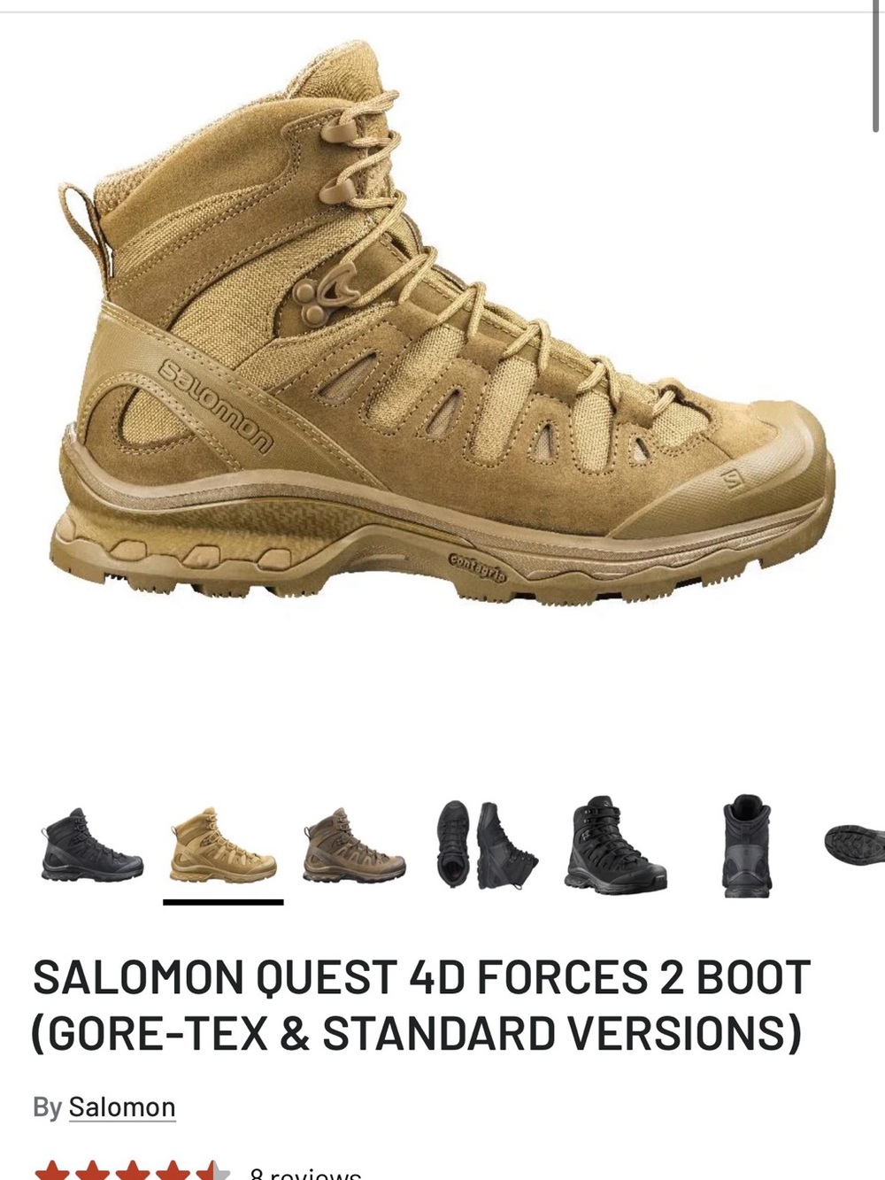 SALOMON QUEST 4D FORCES 2 BOOT
